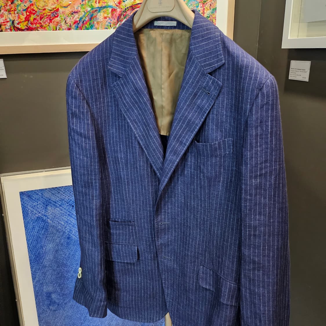 브루넬로 쿠치넬리 100% 린넨 블레이저 자켓 상품이미지2