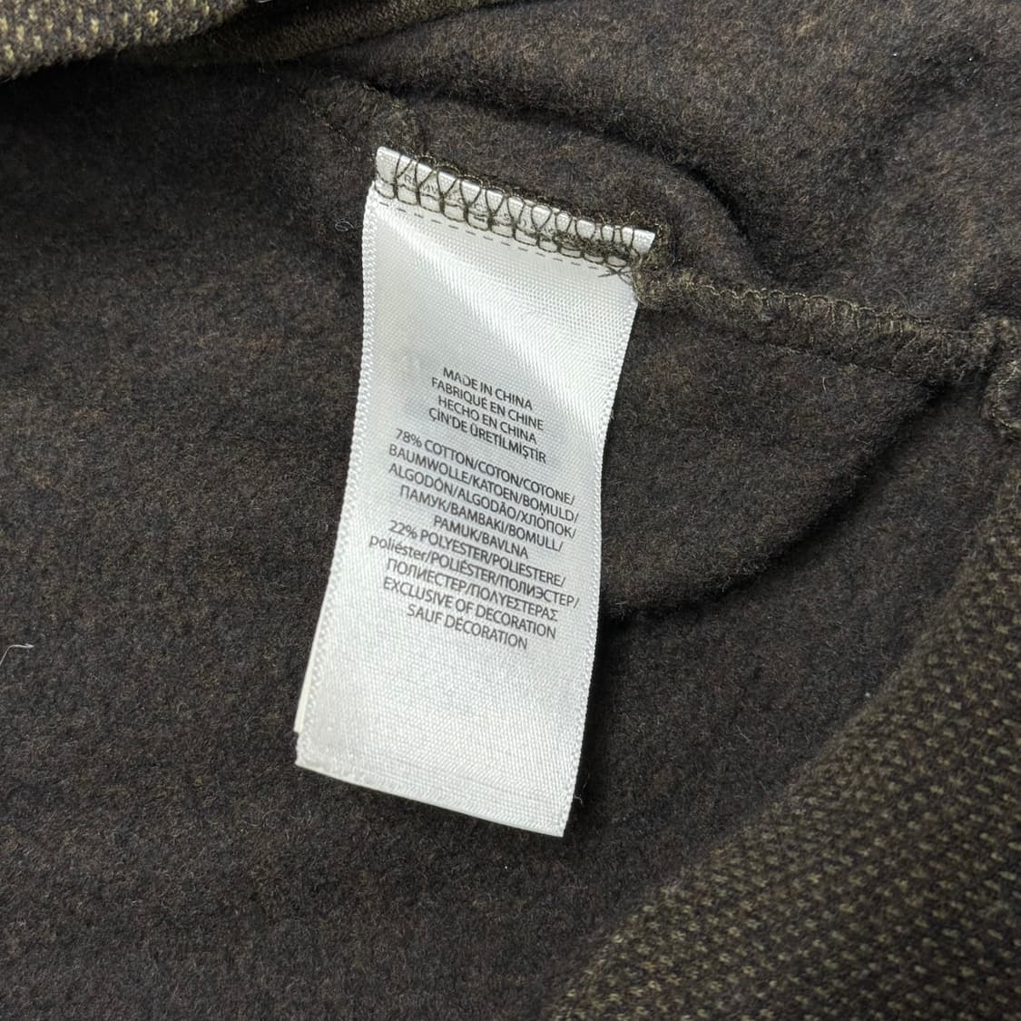 [M] 폴로 브라운 니트집업 자켓 상품이미지6