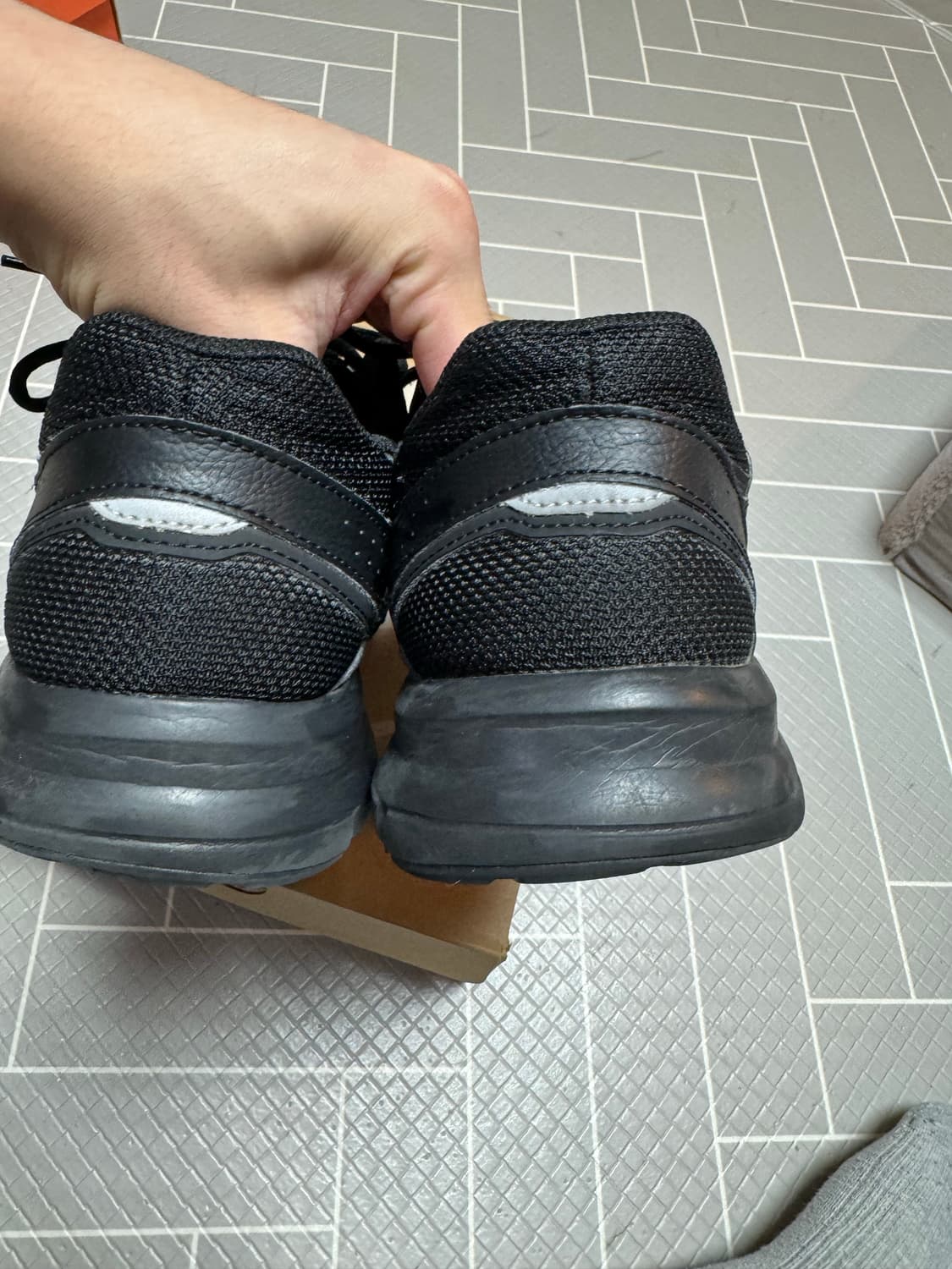 아식스 조그 100 s 블랙 - 2E 와이드 상품이미지5