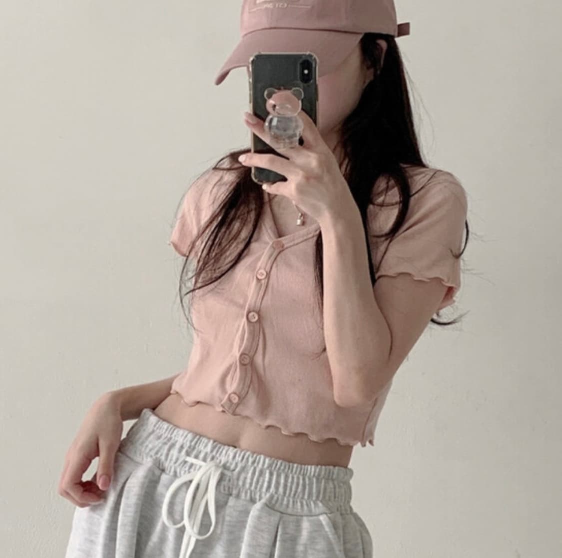 프릴 반팔 가디건 상품이미지4
