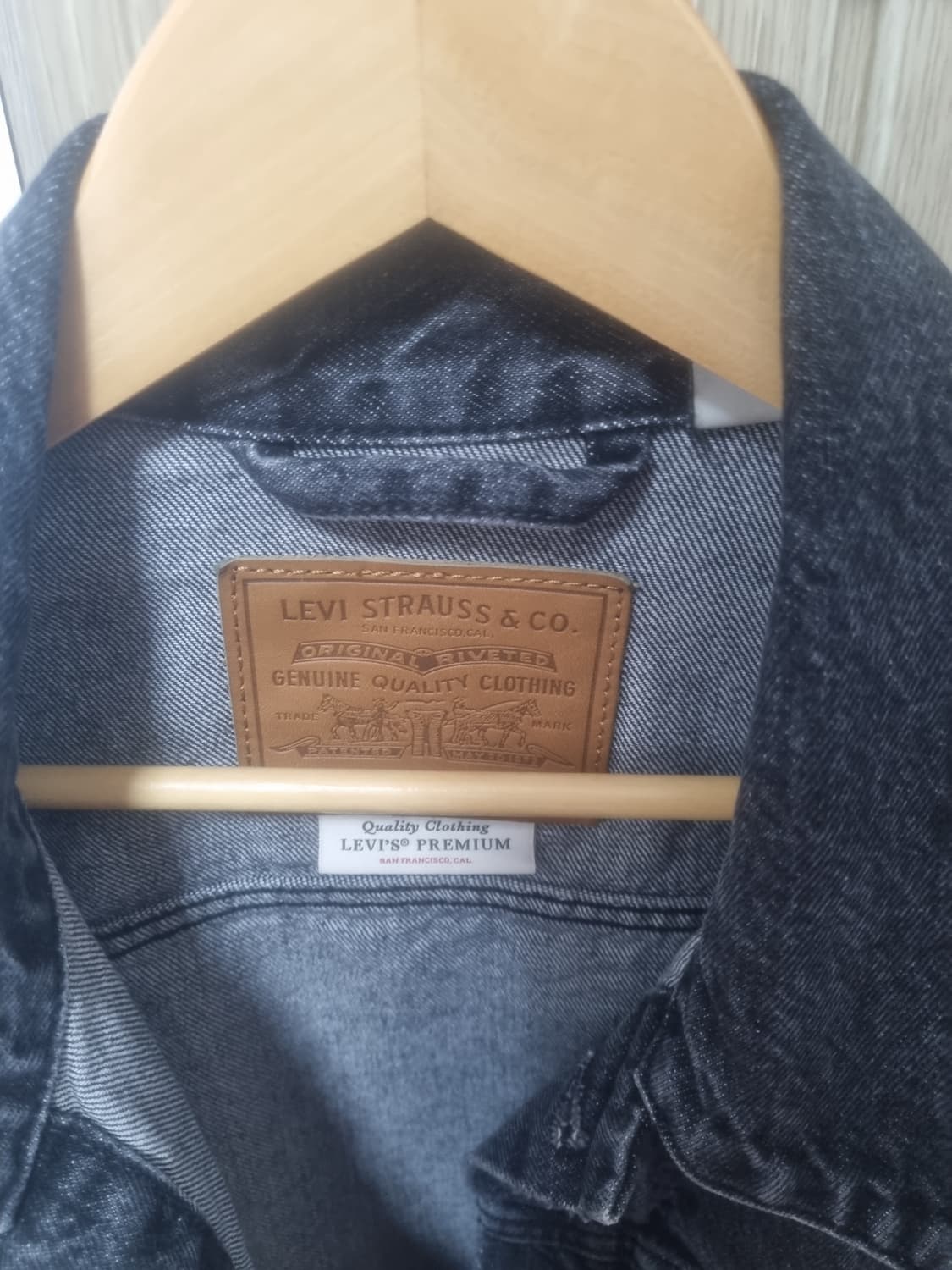 리바이스 데님자켓 다크그레이 L 상품이미지2