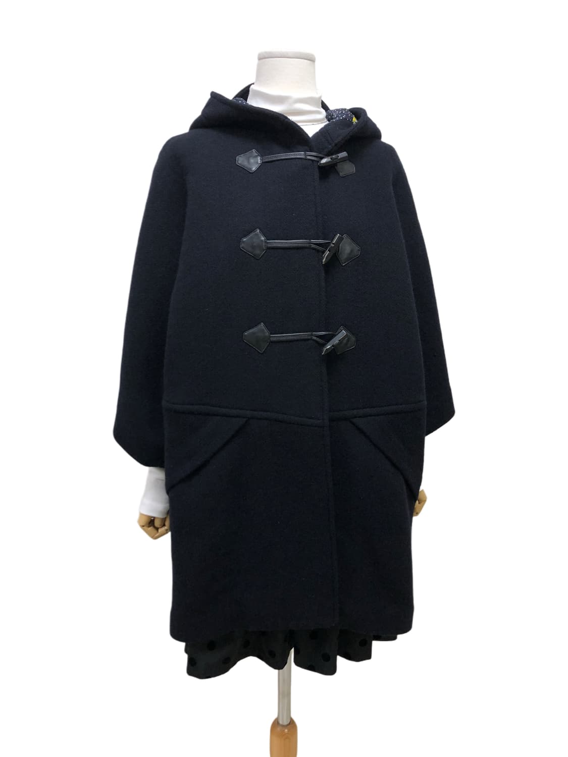 츠모리치사토 울 혼방 더플코트 상품이미지3