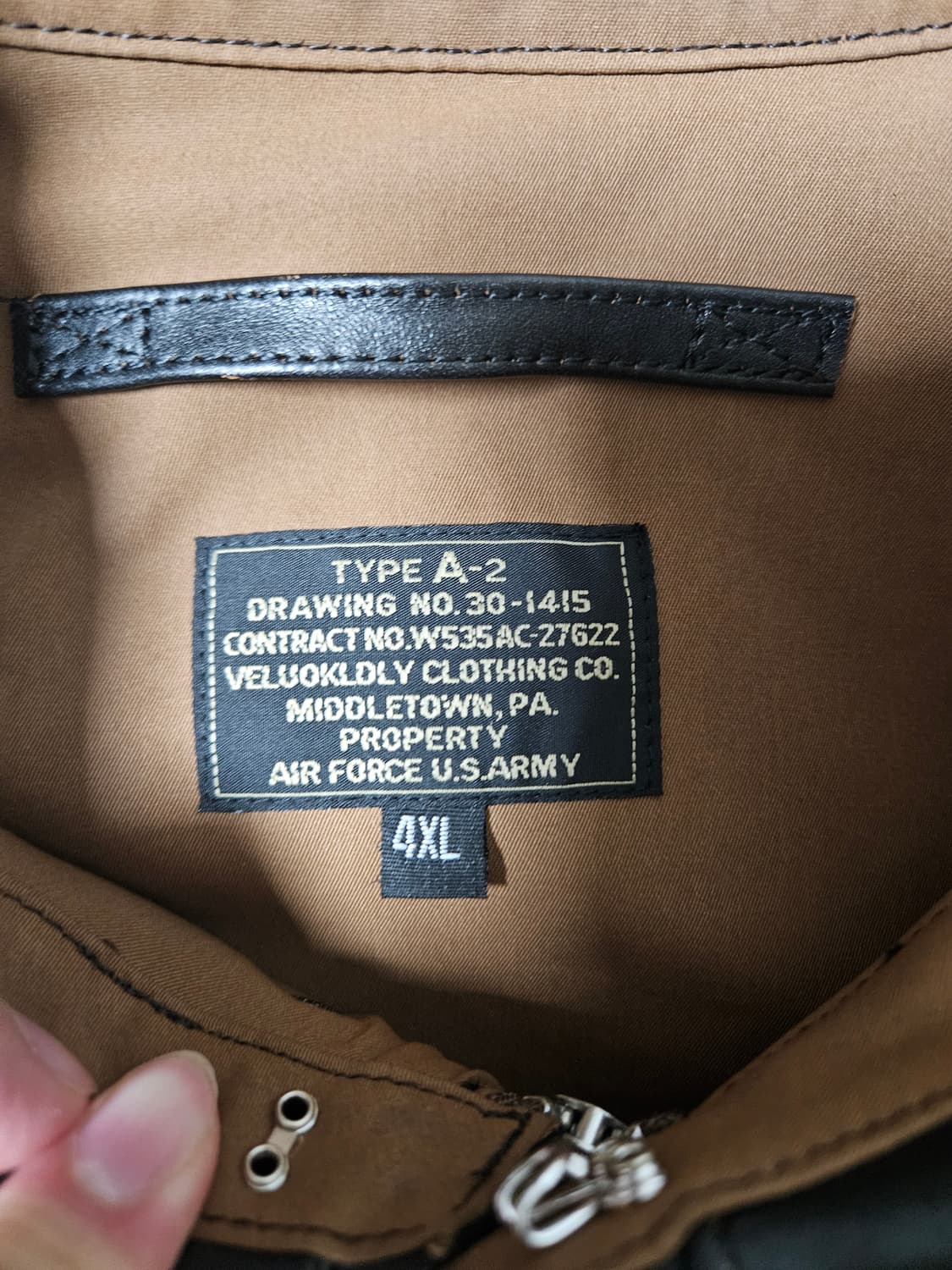 Veluokldly 말가죽 A2 자켓 V.hilts 상품이미지2