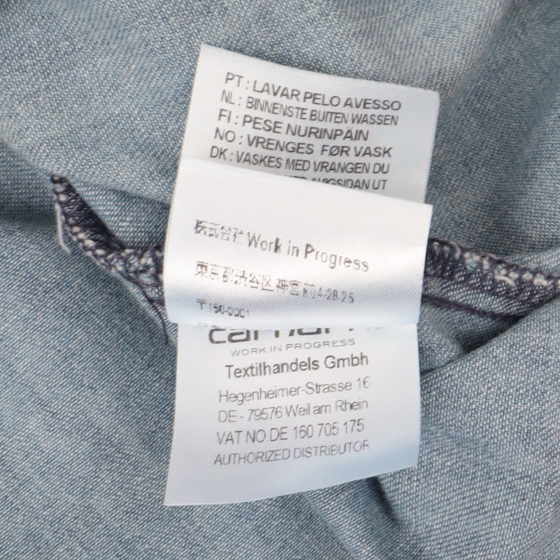 칼하트 윕 데님 포켓 civil 셔츠 상품이미지10