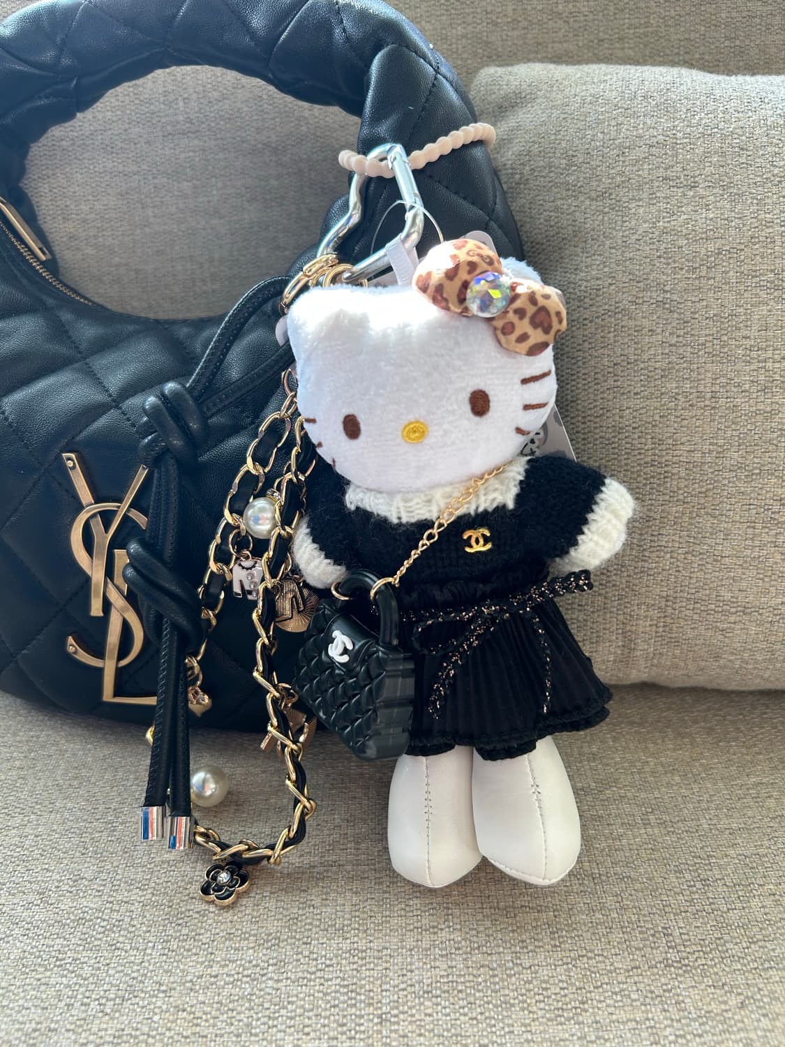 (26)롱다리키티 커스텀키링-🖤 Black Classic 🖤 상품이미지2