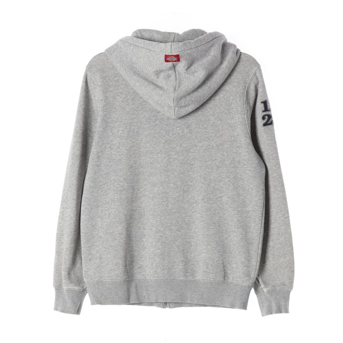 디키즈 시그니처 로고 기모 후드 집업 그레이 S-M 상품이미지2