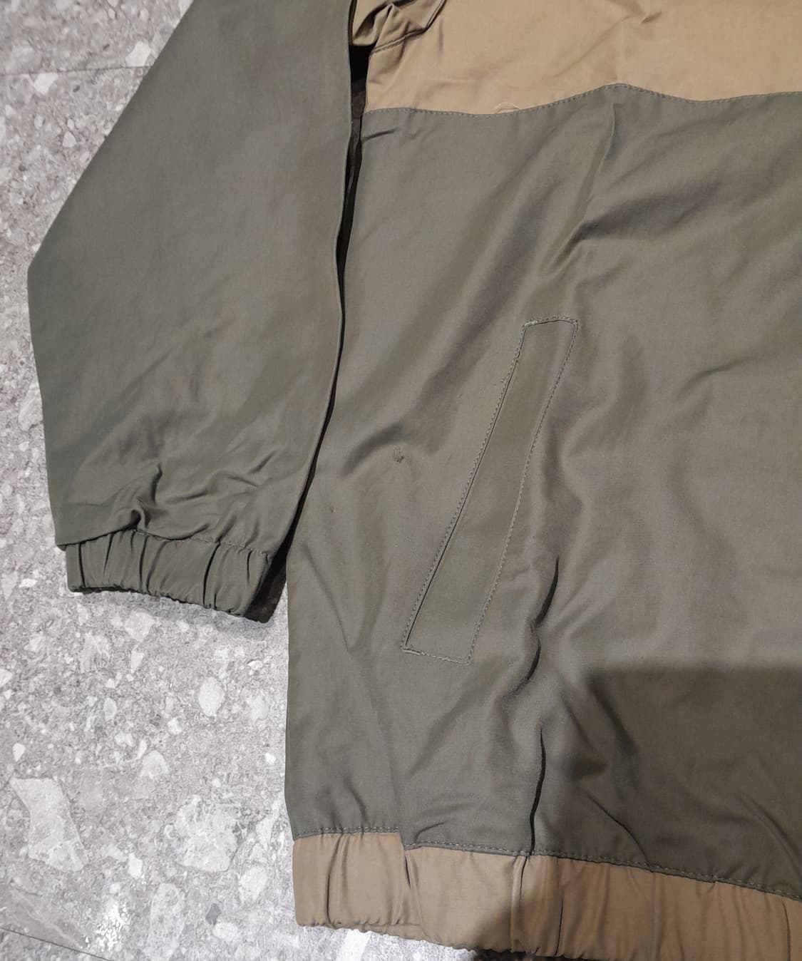 💥다이아몬드레이라 배색 자켓 카키 (M) 상품이미지7