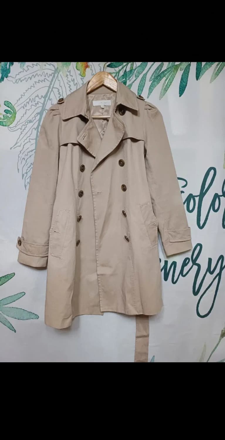 플라스틱 아일랜드 하프 트렌치 코트 자켓  상품이미지3