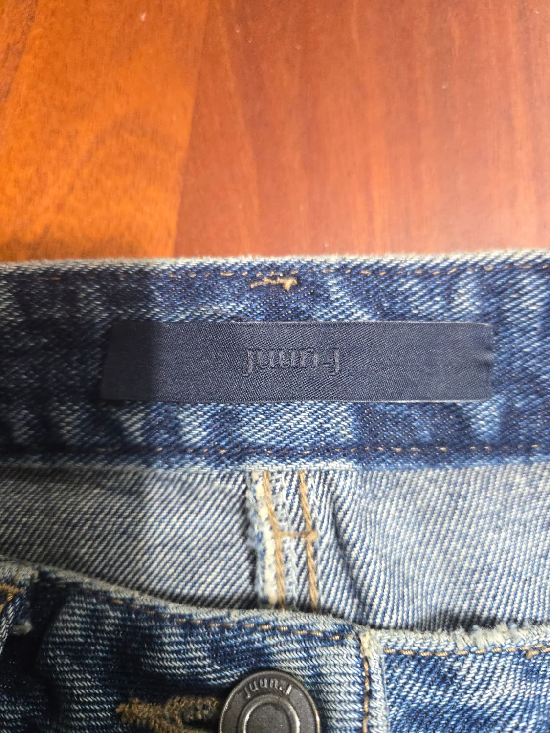 준지 JUUN.J 의 명작 22시즌 카고 와이드진 여성용 (남성가능) 상품이미지4