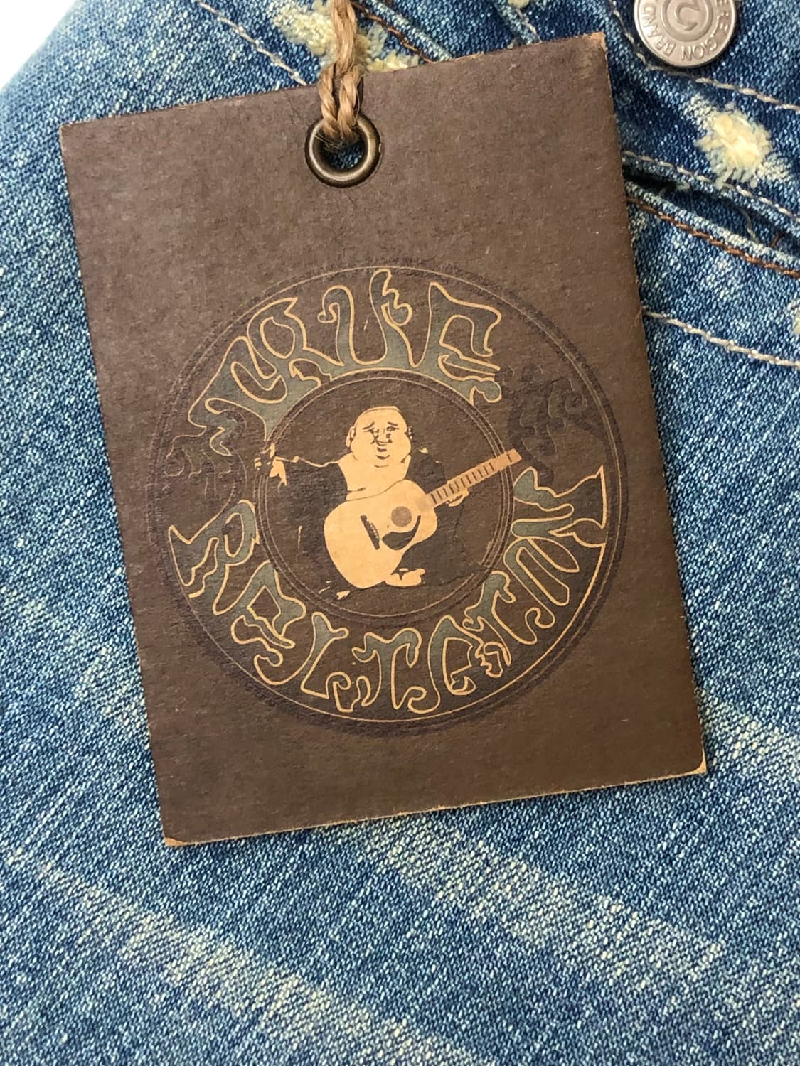 True Religion 트루릴리전 데님 조이 디스트레스 미디 스커트 상품이미지9