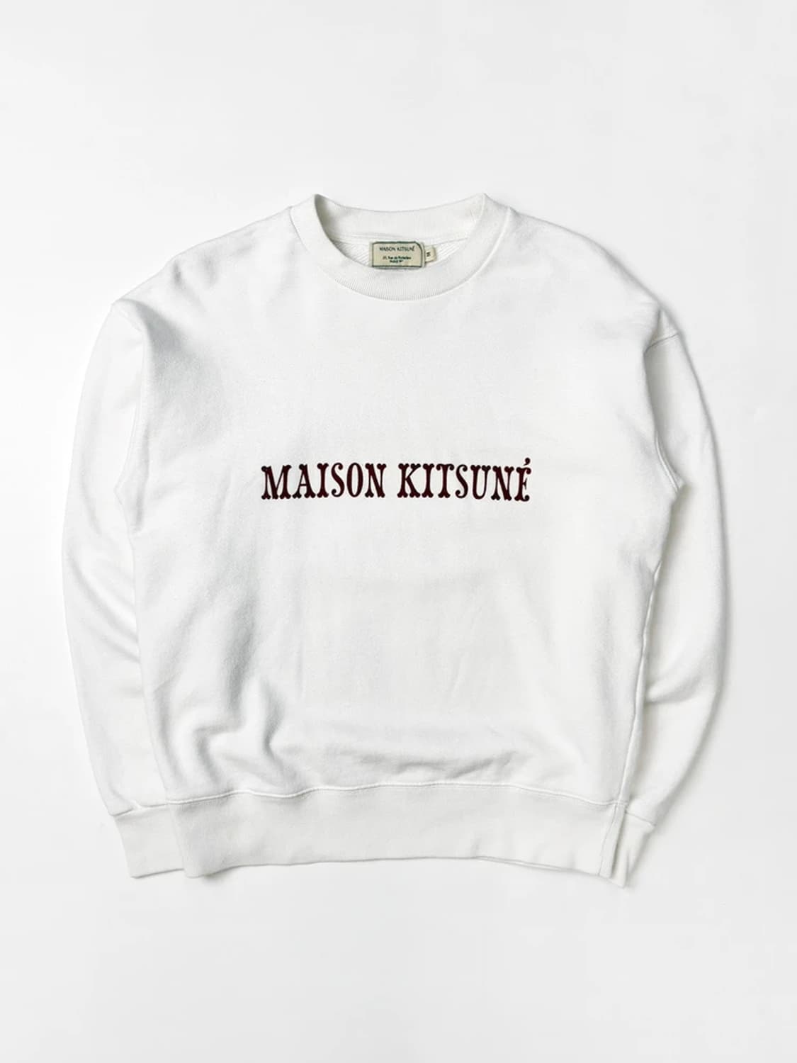 메종키츠네 재팬 자수로고 맨투맨 PN5388 상품이미지1