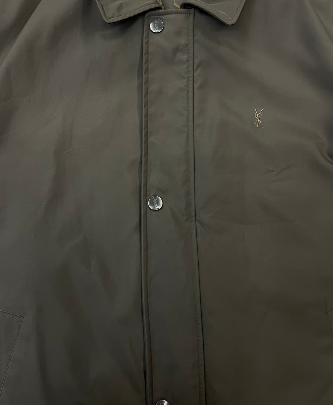 입생로랑 카라 버튼 자켓 딥그린 95 #csz1884 상품이미지6