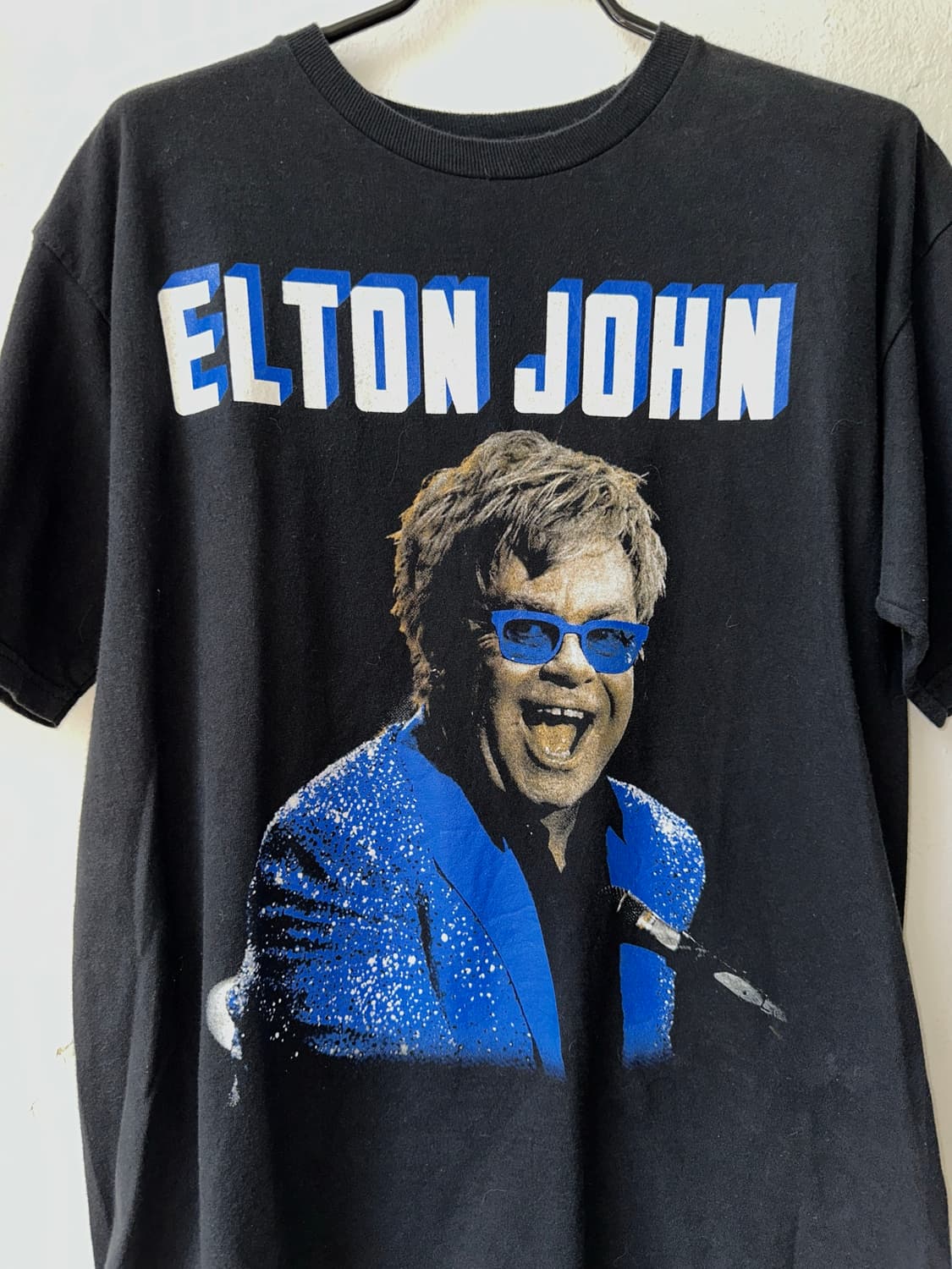 [M]Elton john 엘튼존 블랙 반팔티셔츠 상품이미지2
