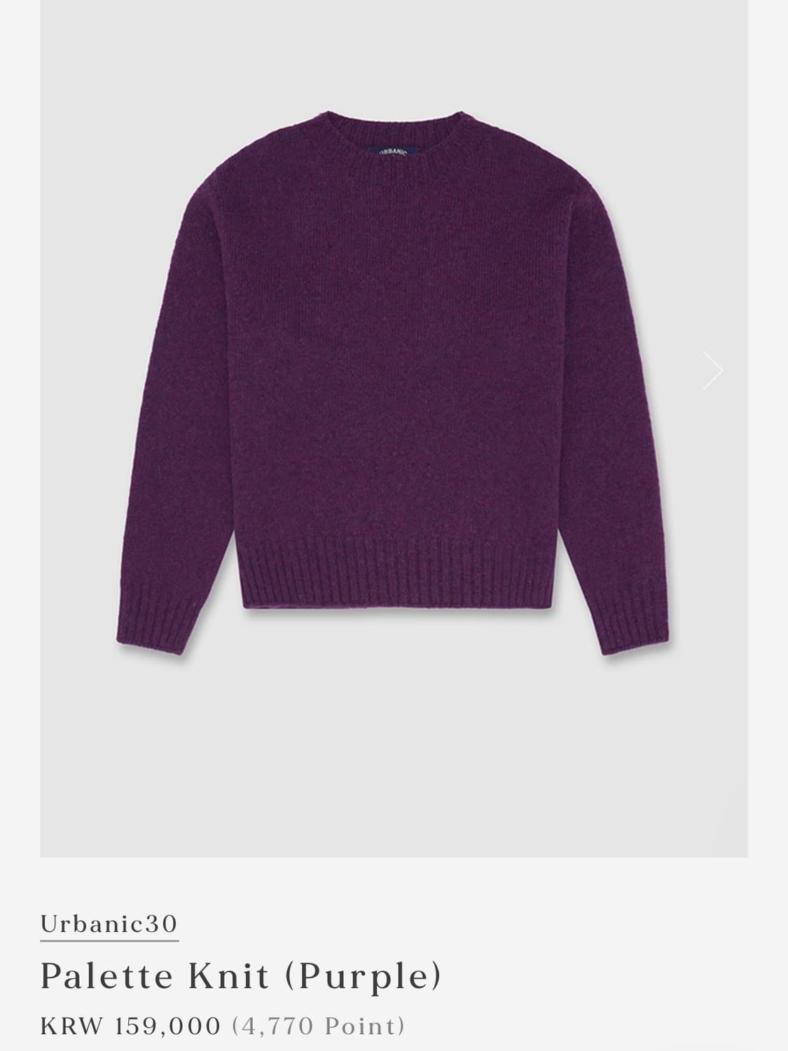 얼바닉30 팔레트니트 퍼플 상품이미지5