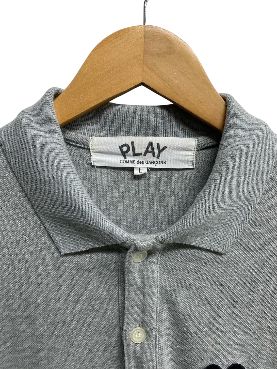 꼼데가르송 플레이 폴로 티셔츠 L 상품이미지4