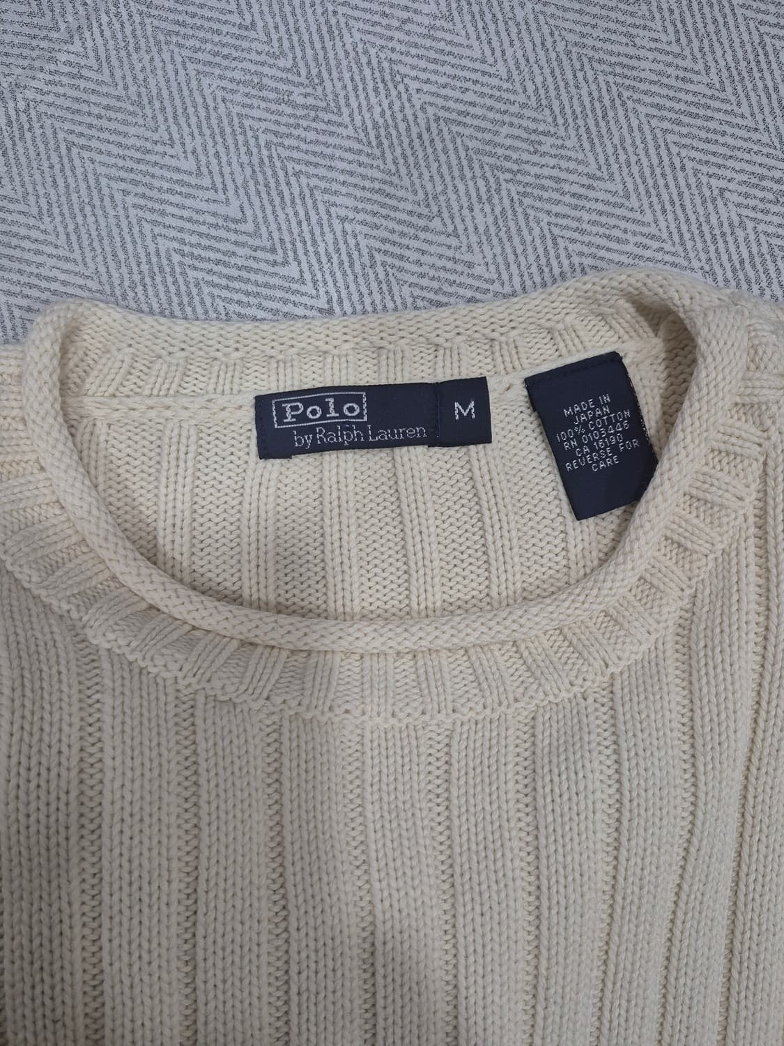 폴로 랄프로렌 아이보리 니트 여성 95사이즈 상품이미지5
