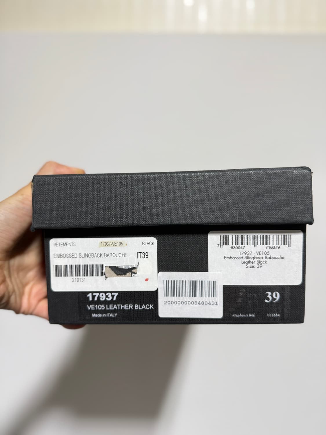 베트멍 엠보스드 슬링백 키튼힐 블랙 250 상품이미지5