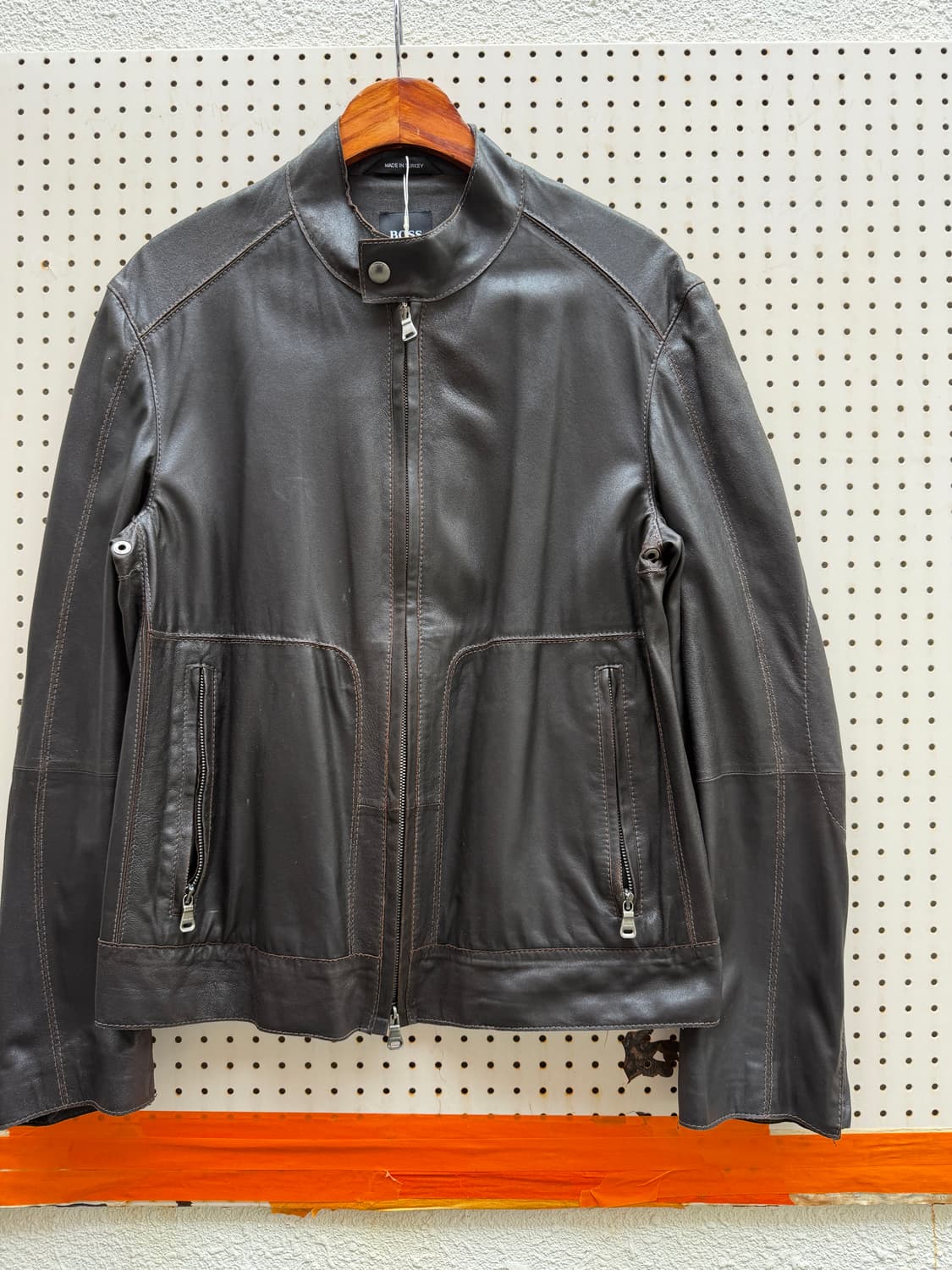 HUGO BOSS GOATSKIN LEATHER 휴고보스 염소가죽자켓 상품이미지4