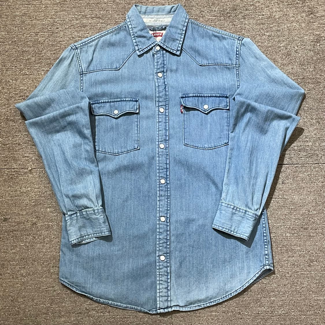 (S) Levi's 리바이스 코튼 데님 셔츠 상품이미지3