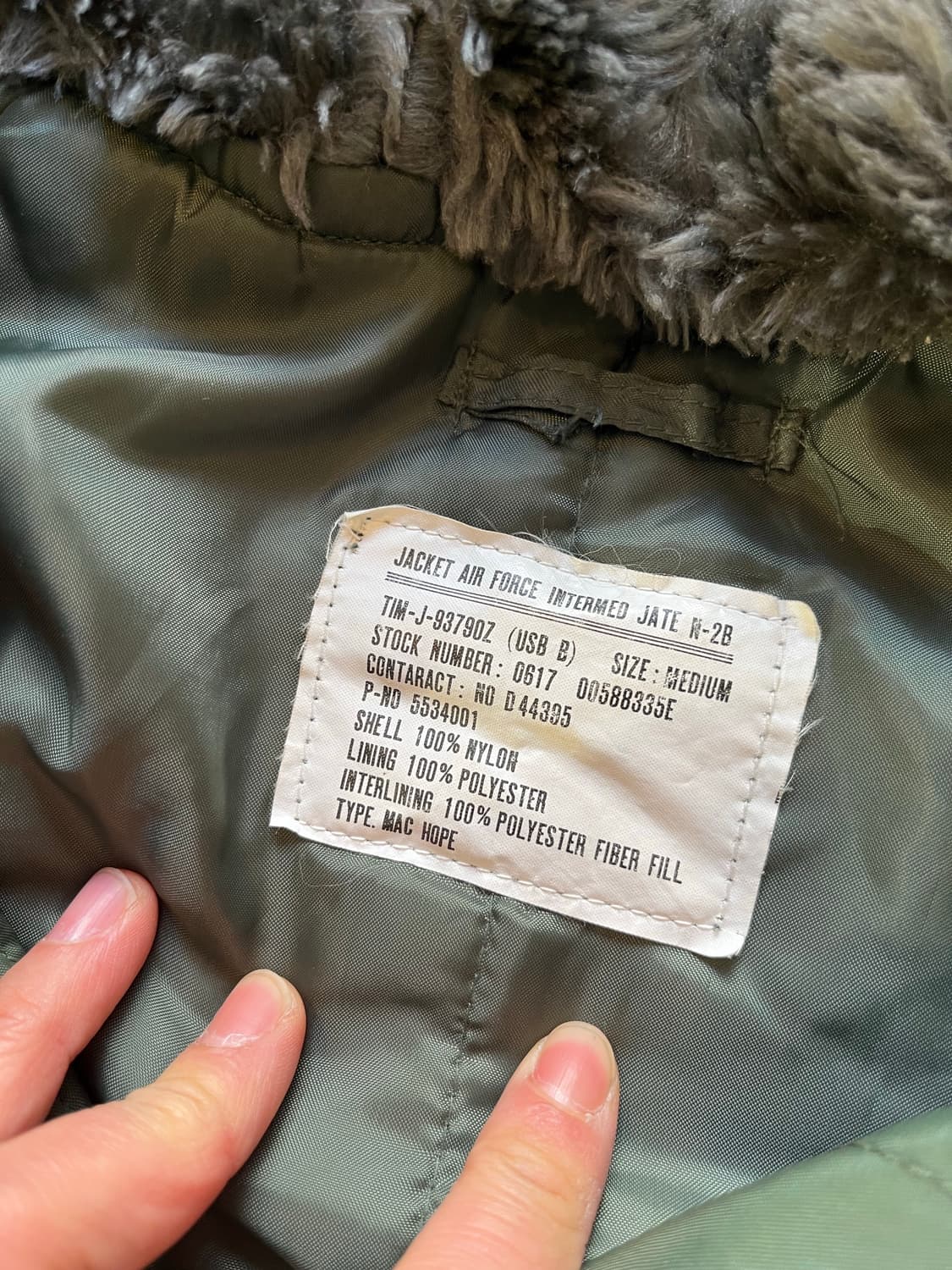 N-2B 60’s 복각 플라이트 자켓 상품이미지9