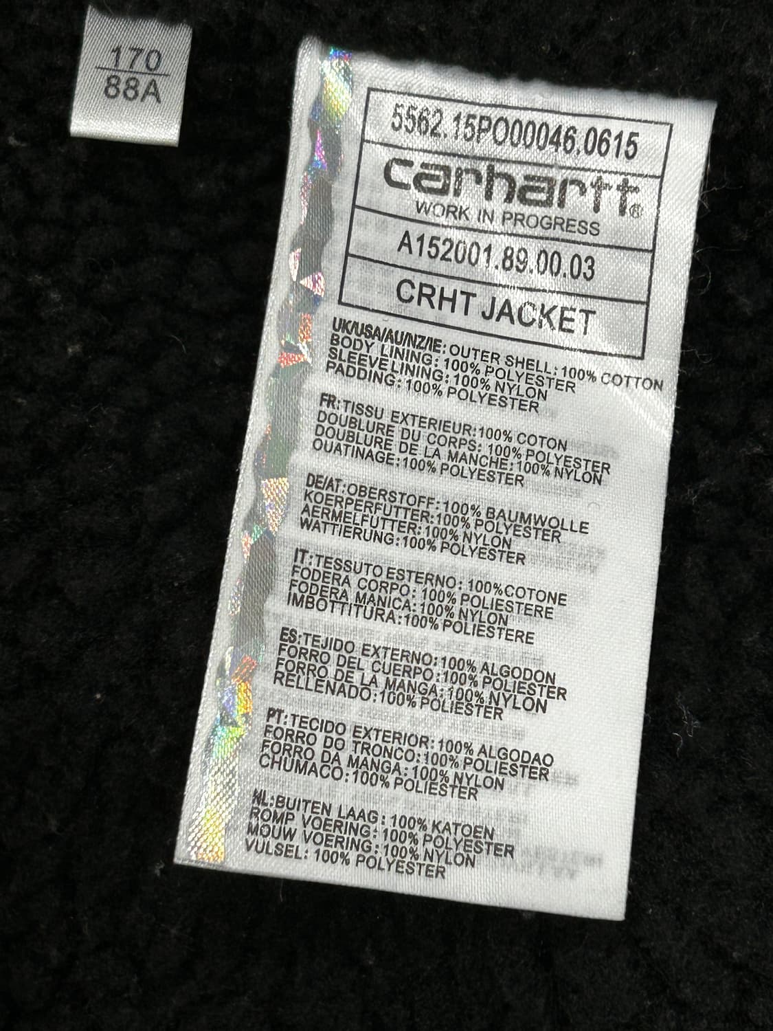 칼하트 CRHT 워크 덱자켓 S 상품이미지8