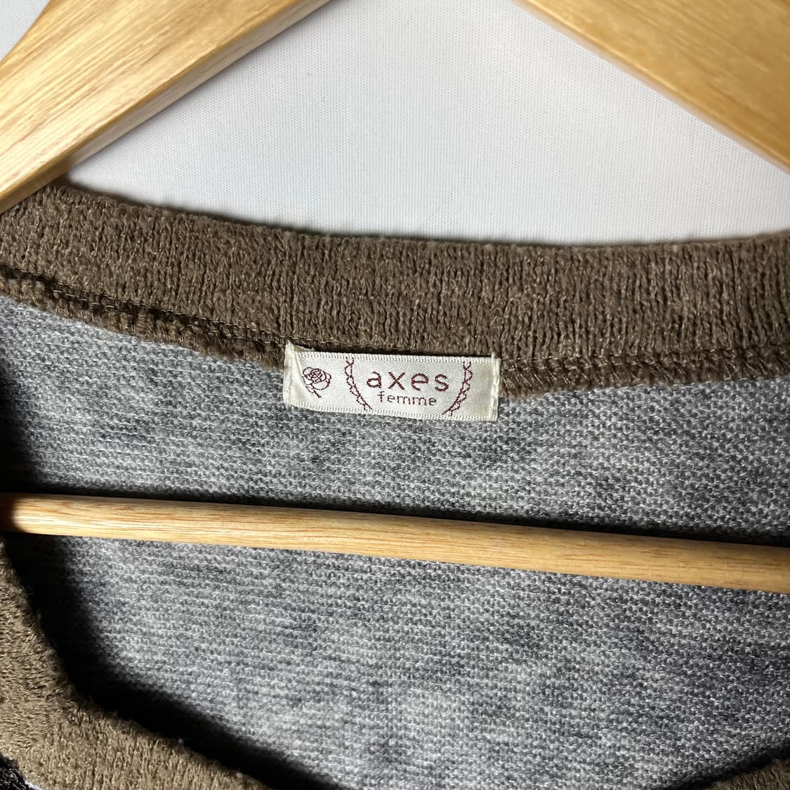 [Axes femme] 엑시즈팜 아가일 니트 상품이미지5