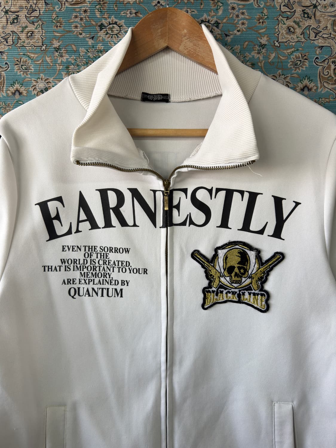 JPN 스컬 패치 펑크 트랙탑1622 상품이미지3