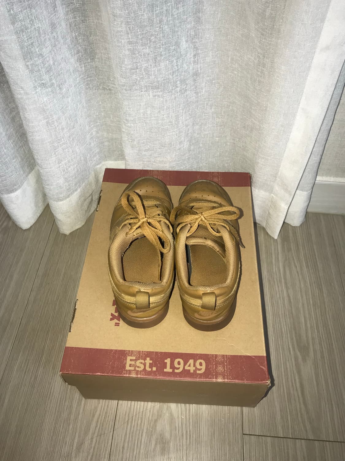 나이키 에어포스 브라운 된장포스 235 상품이미지4