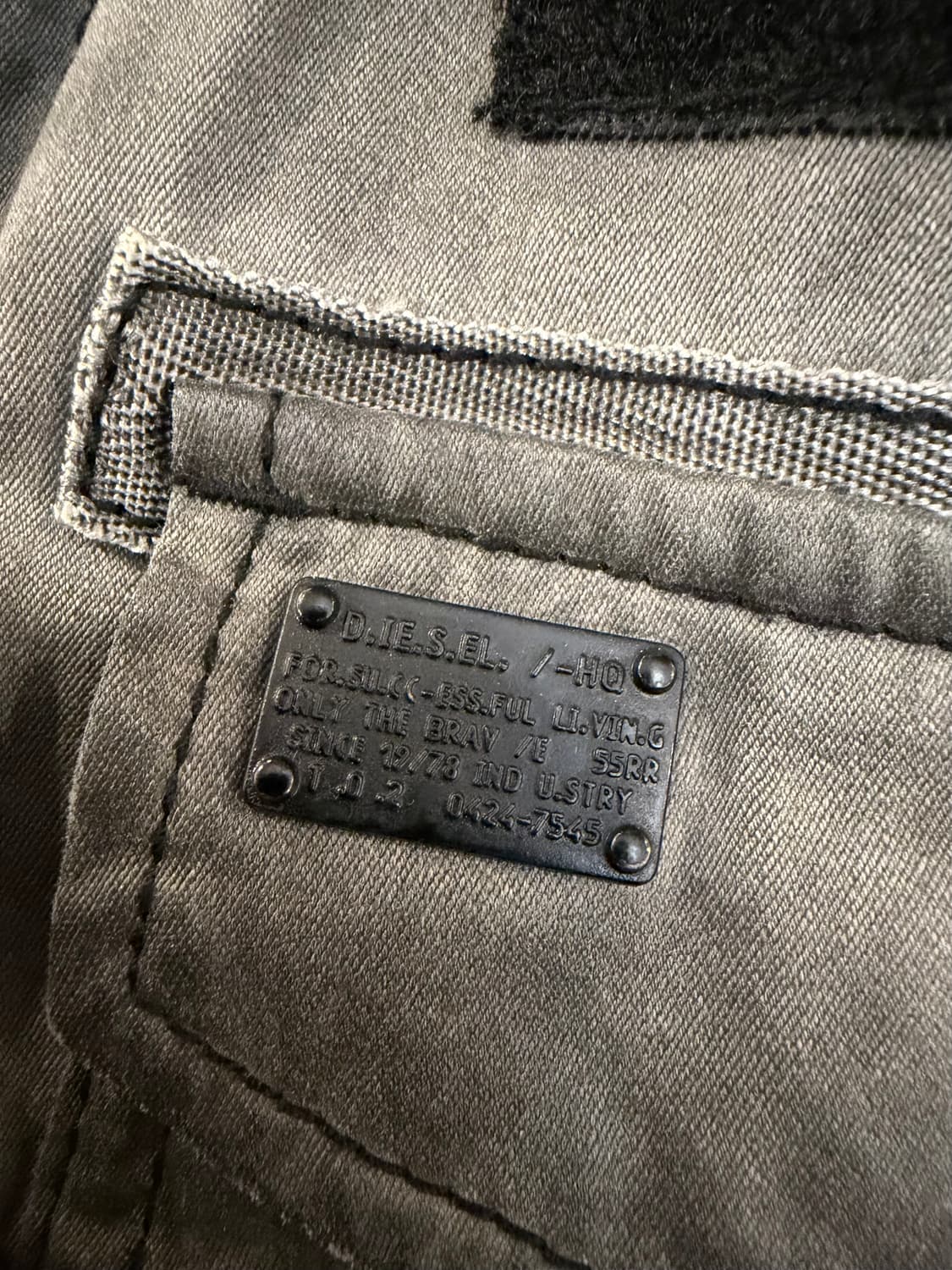 디젤 가먼트다잉 M65 밀리터리 필드자켓 그레이 상품이미지3