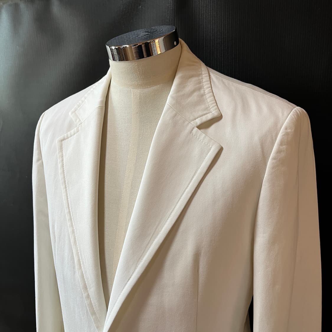 L) 휴고 보스 Made in Germany 코튼 화이트 테일러드 자켓 상품이미지2
