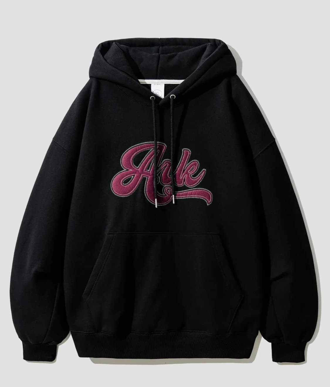 (정품) 아크 롤링 오버핏 기모 후드 _ Black 상품이미지1