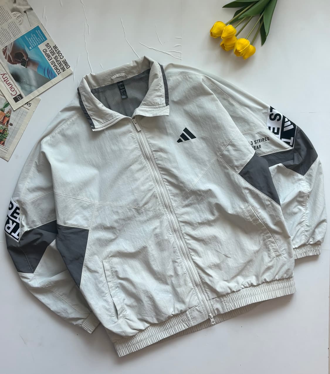 adidas 아디다스 신형 루즈핏 우븐 바람막이 상품이미지1