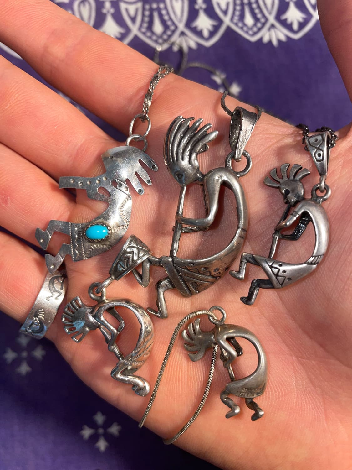   Sterling Silver Kokopelli Necklace 상품이미지9