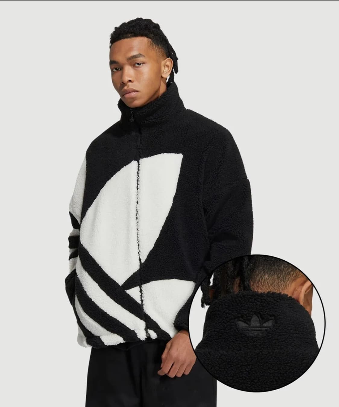 아디다스(Adidas) 아디 쉐르파 플리스 자켓 XL size 상품이미지2