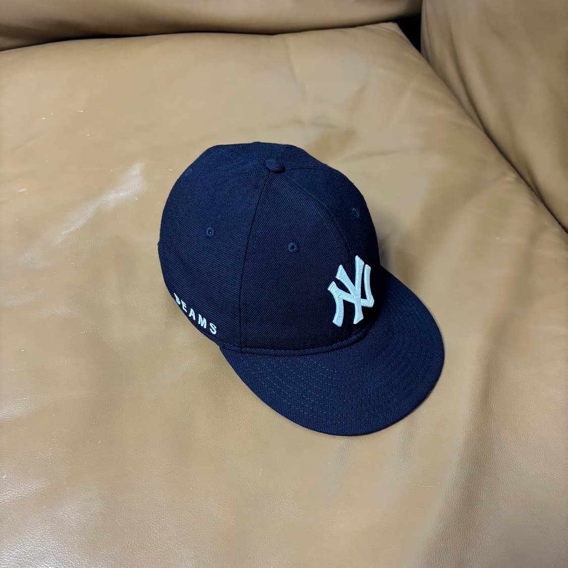 Beams 빔즈x뉴에라 뉴욕 양키즈 9Fifty 6패널 볼캡 모자 상품이미지1