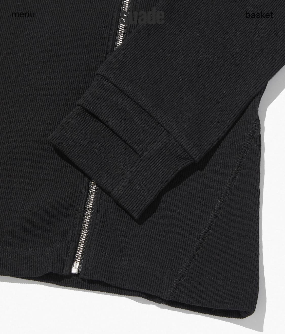 택포) 스웨이드 사이드 지퍼 후드 집업 M 블랙 기명 콜라보 상품이미지4