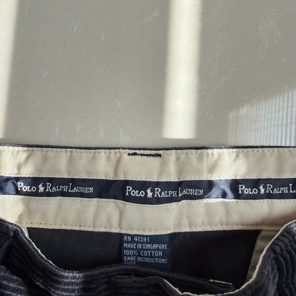 [32] 폴로 빈티지 코듀로이 팬츠 블랙 상품이미지3