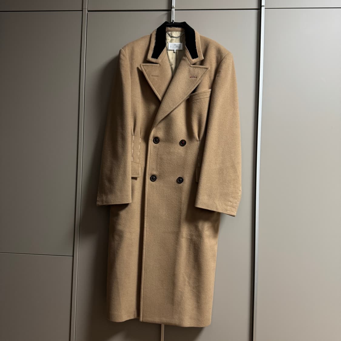 메종 마르지엘라 카멜 울 더블 코트 48 사이즈 상품이미지1