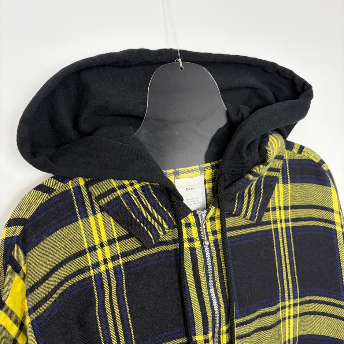 네임 레이어드 후드 하프집 카라 티셔츠 상품이미지2