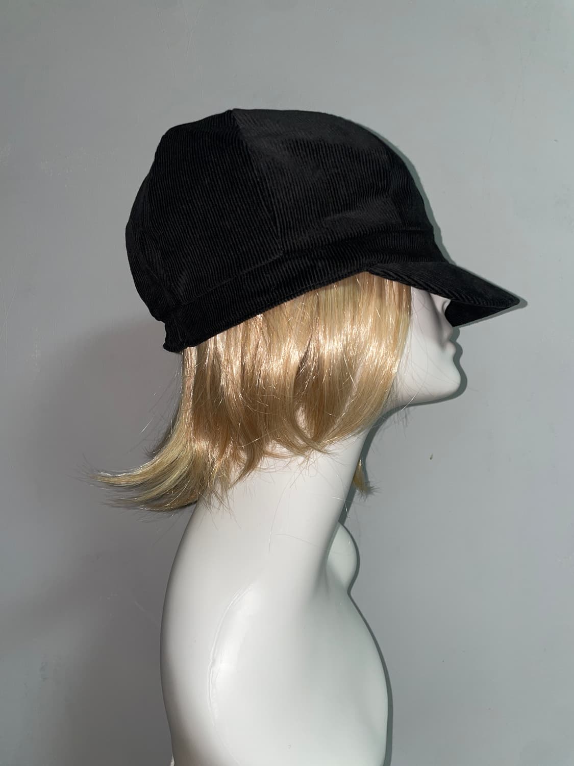 Corduroy Newsboy Cap Black M 상품이미지5