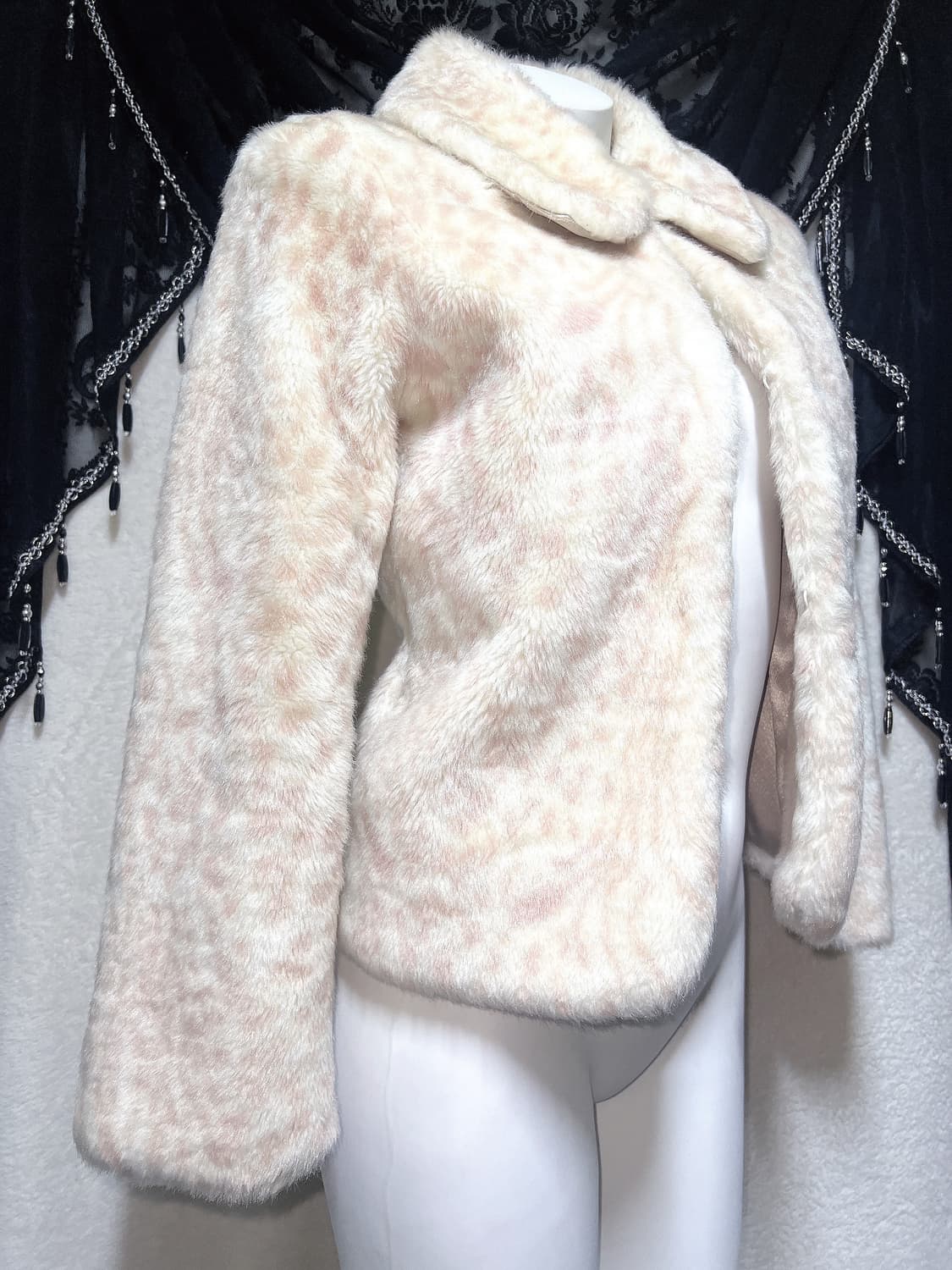 리즈리사 호피 밤비 레오파드 퍼자켓 코트 라떼갸루 로맨틱 로걀 핀터 히메 상품이미지5