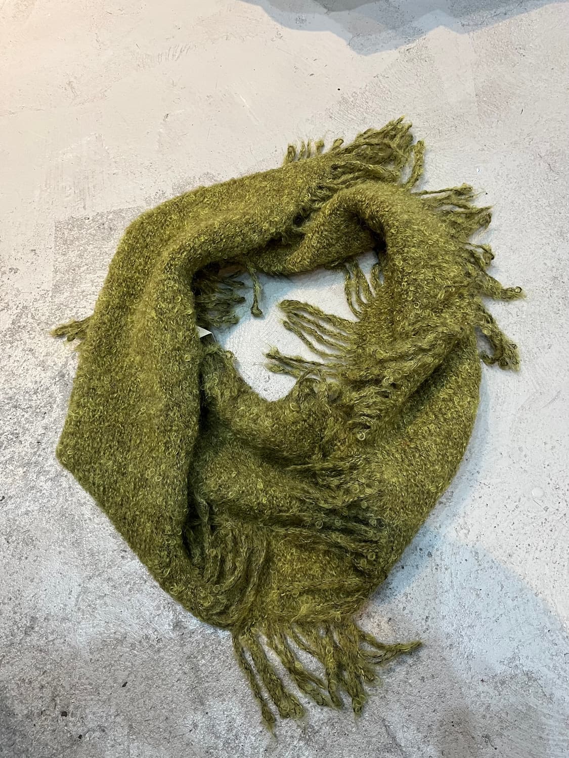 zephyrus 모헤어 숄 머플러 미사용품 상품이미지4