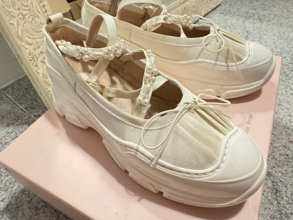 ✨Simone Rocha Pearl Platform Ballerina 상품이미지4