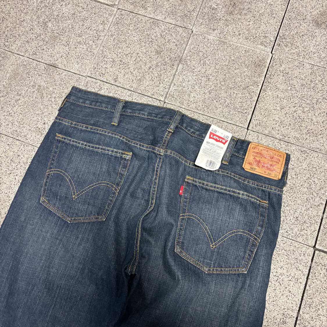 리바이스 569 루즈스트레이트 인디고(데드스탁) 상품이미지5