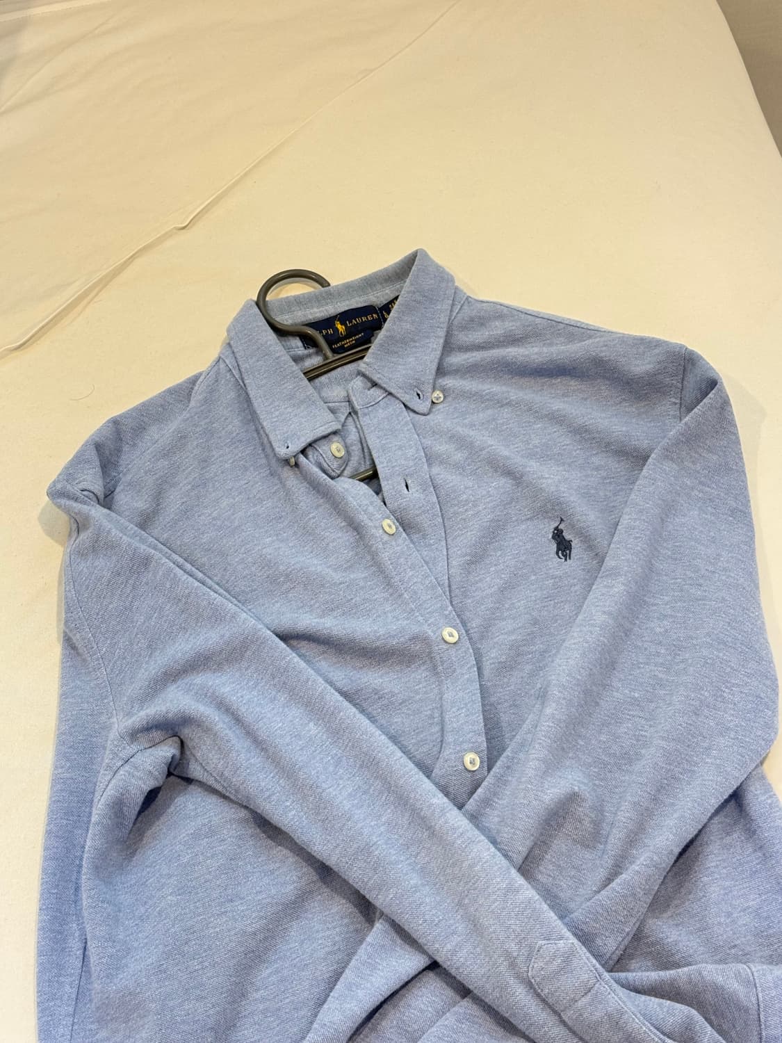 폴로 랄프로렌 하늘색 헨리넥 긴팔셔츠 L 상품이미지1