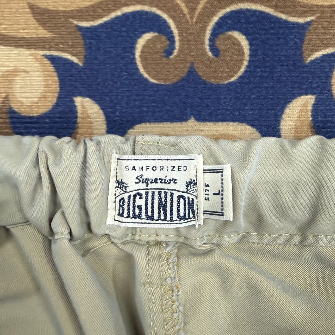 (L)빅유니온 Big Union PLEATED 카고팬츠(베이지) 상품이미지2