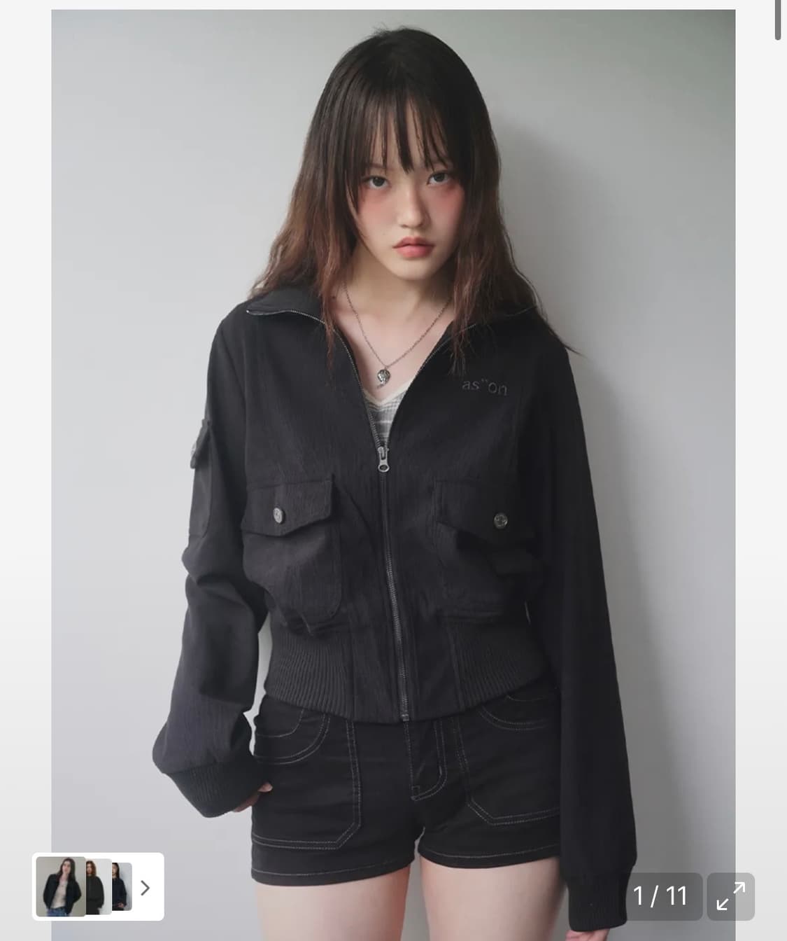 애즈온 POSET CORDUROY JACKET 상품이미지1