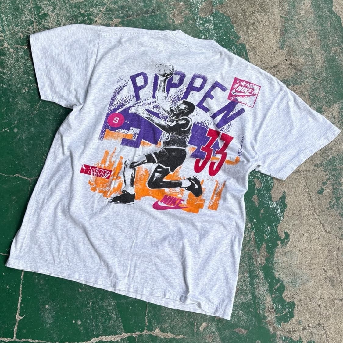 XL)90's 나이키 스코티 피펜 티셔츠 상품이미지2
