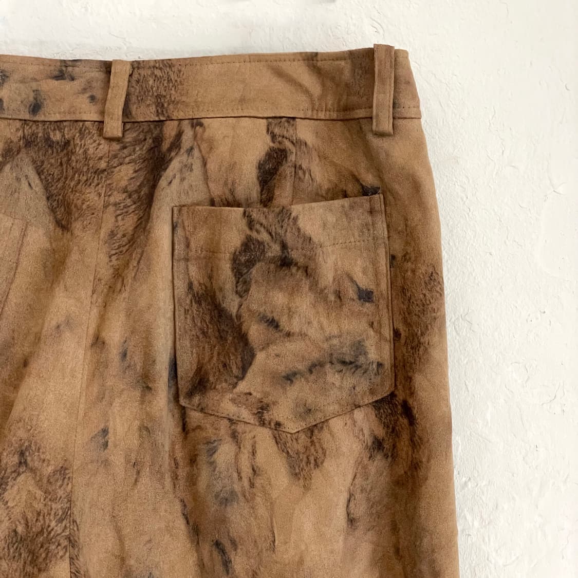 패턴 스웨이드 팬츠 상품이미지4