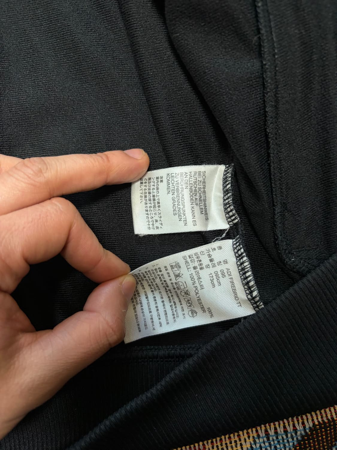 95) 아디다스 파이어버드 트랙탑 져지 블랙 상품이미지5